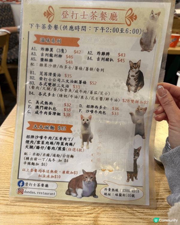 下午茶時段，點算炸雞髀及西多士+紅豆冰，老闆娘很好贈送沙律，...