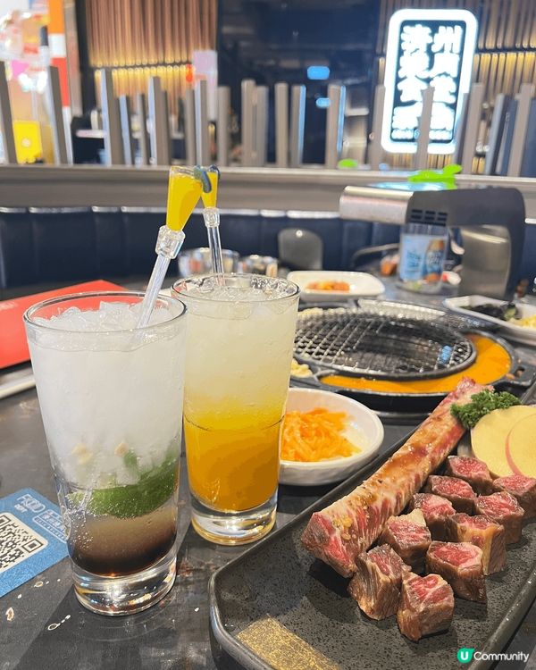 濟州燒肉食堂位於德福廣場2期5樓美食區，採用韓式燒肉店常見的...