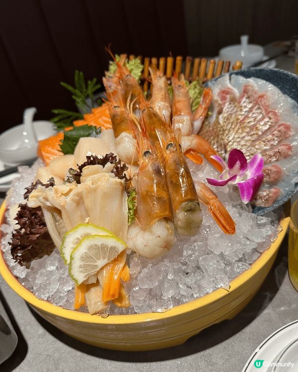 超級新鮮的海鮮盤，抵吃！from 淥鼎記火鍋