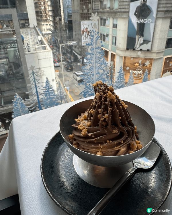 New York Cut brunch有湯或沙律，牛扒及意粉...