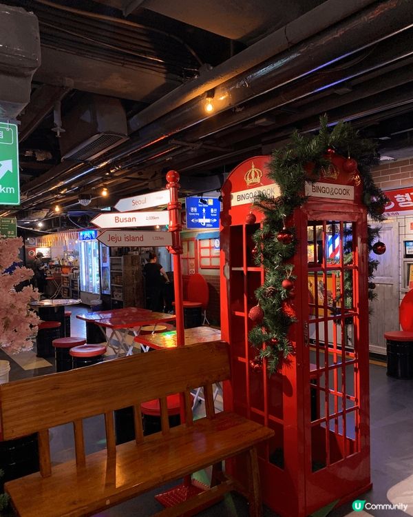 銅鑼灣樓上韓國菜，氣氛好足，餐廳設計有心機，多處打卡位，甚至...