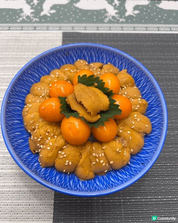 七龍珠海膽飯，海膽鮮甜，不帶任何腥味，入口即化，價錢合理
