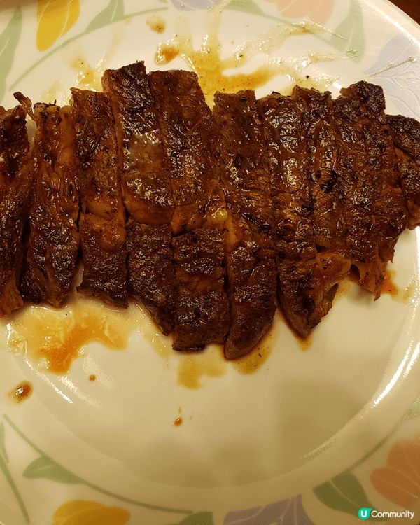 煎牛扒，粉絲虾煲，魚生