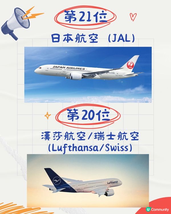 2025年全球25大最安全航空公司排行榜出爐‼️國泰排第幾？✈️