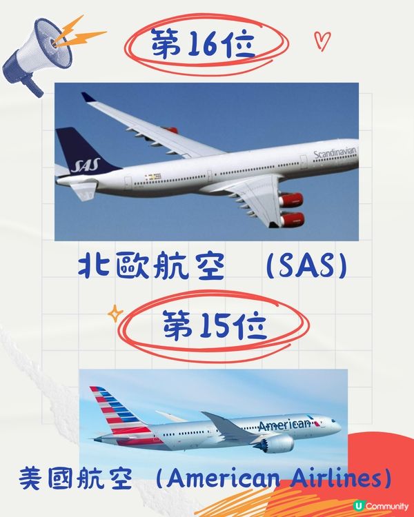 2025年全球25大最安全航空公司排行榜出爐‼️國泰排第幾？✈️