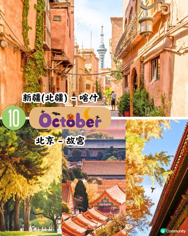 中國2025全年最佳旅遊月份/景點推介🗺️70萬株櫻花樹/夢幻極光/冰雪王國‼️