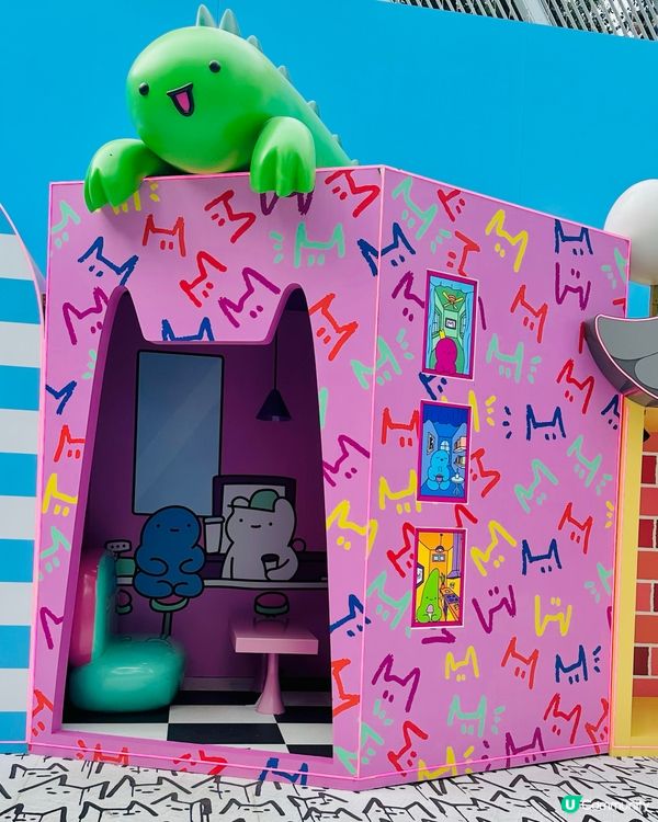 荃灣站隔離嘅西樓角花園