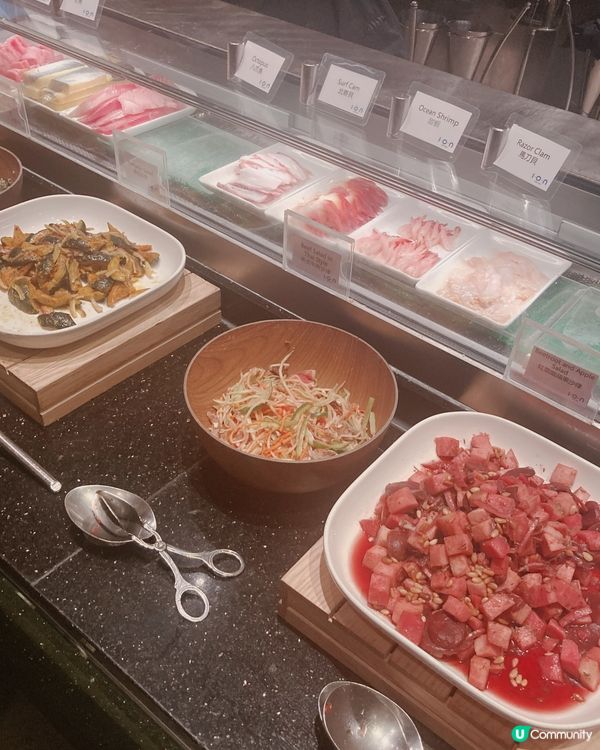 觀塘如心酒店半自助餐😋  $1099.2 四人食抵到爆！