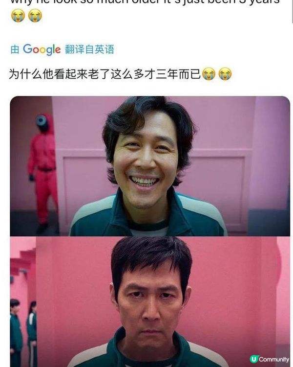 魷魚遊戲男主角李政宰斷崖式衰老？