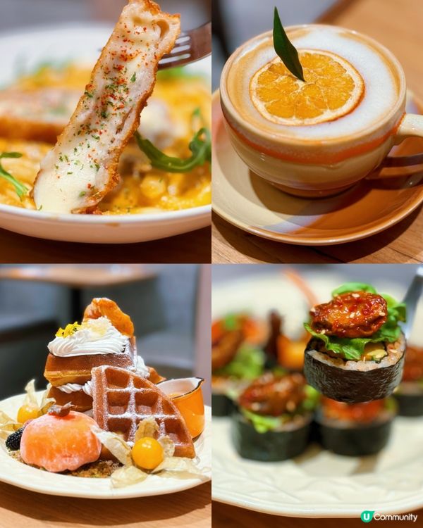 韓式咖啡店☕️鮑魚紫菜飯卷食過未呀？😋‼️