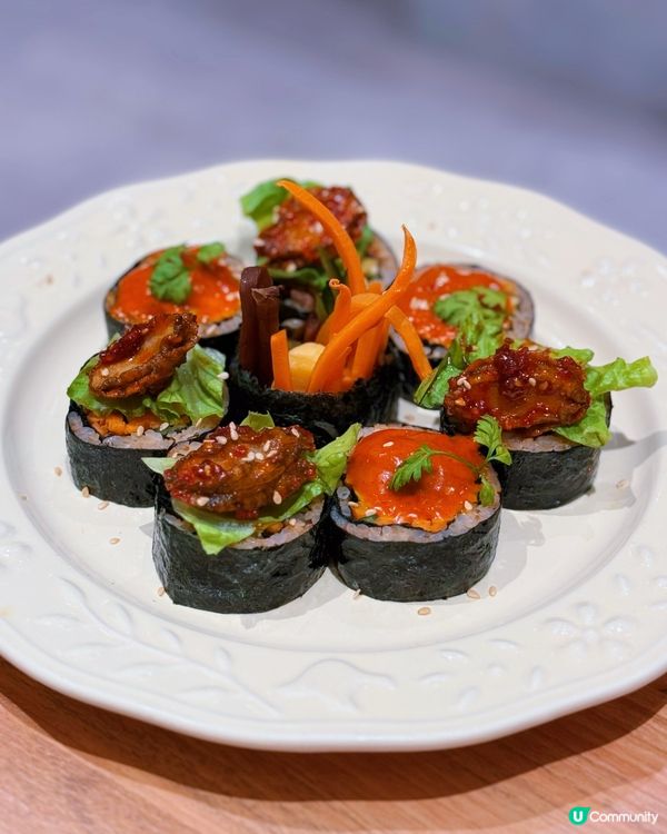 韓式咖啡店☕️鮑魚紫菜飯卷食過未呀？😋‼️