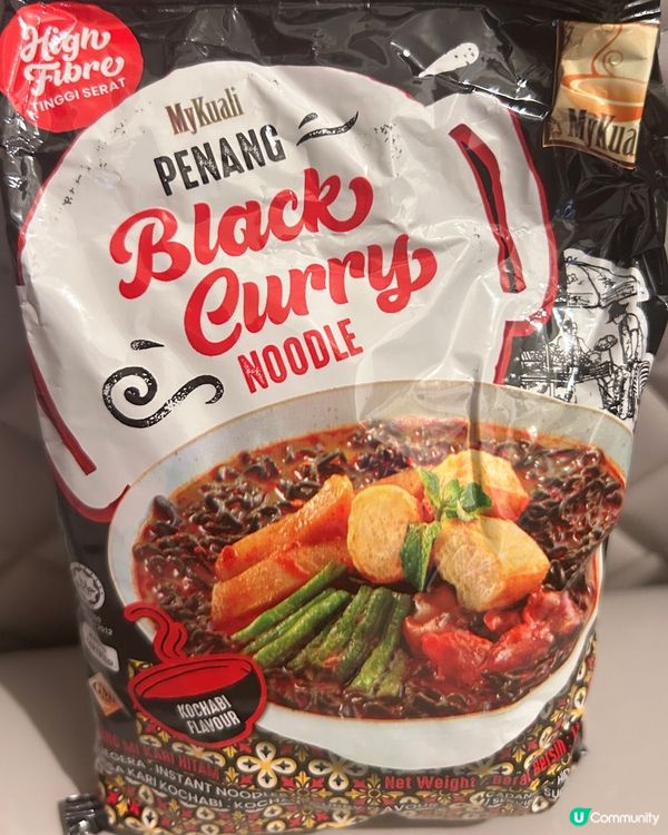 檳城黑咖喱麵