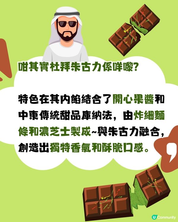 點解會中意食杜拜朱古力⁉️🤣網民爆笑形容:似⭕️⭕️！