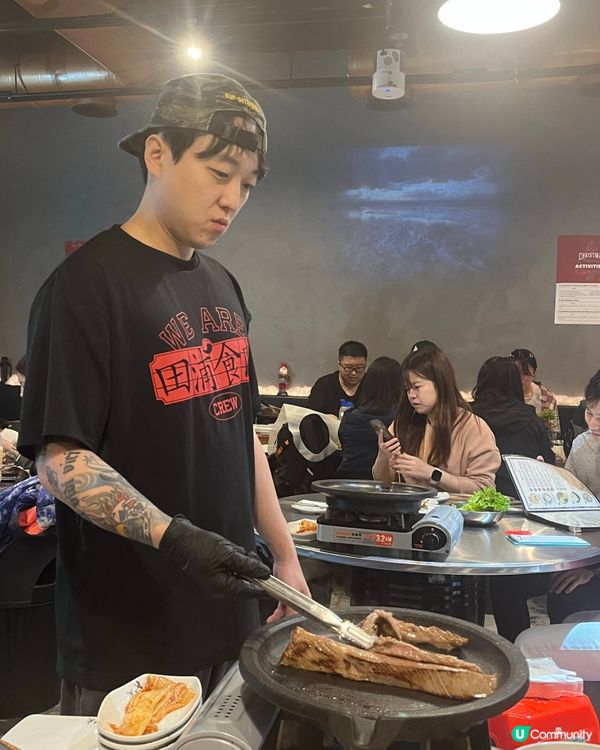 韓國Oppa到香港親手燒肉🤓🤭