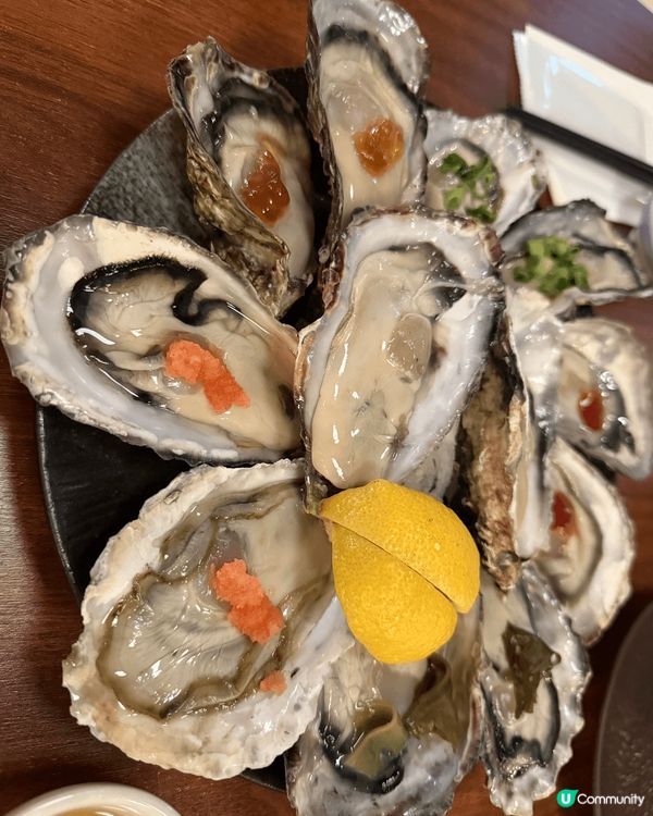 生日朋友帶左我喜多嬉牡蠣屋任食生蠔串燒，懷食8品好好食擺盆好...