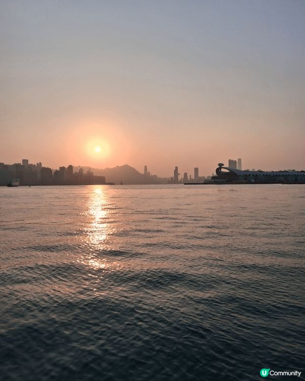 茶果嶺海濱公園, 日落美景, 東九龍遠望對面海 灣仔中環ai...