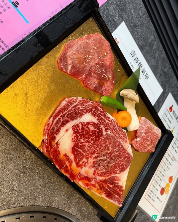 六歌仙和牛燒肉以高品質A5和牛為主打，肉質細膩、油花均勻，搭...