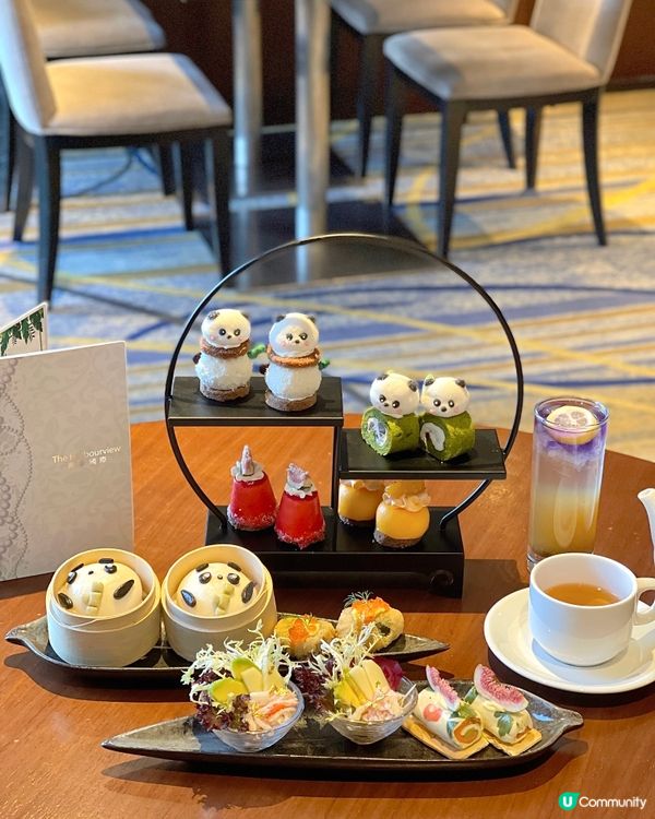 灣仔酒店超可愛熊貓主題下午茶🐼人均只需HKD200❕