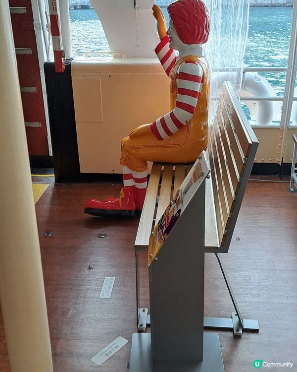 今天有幸坐到麥當勞小輪