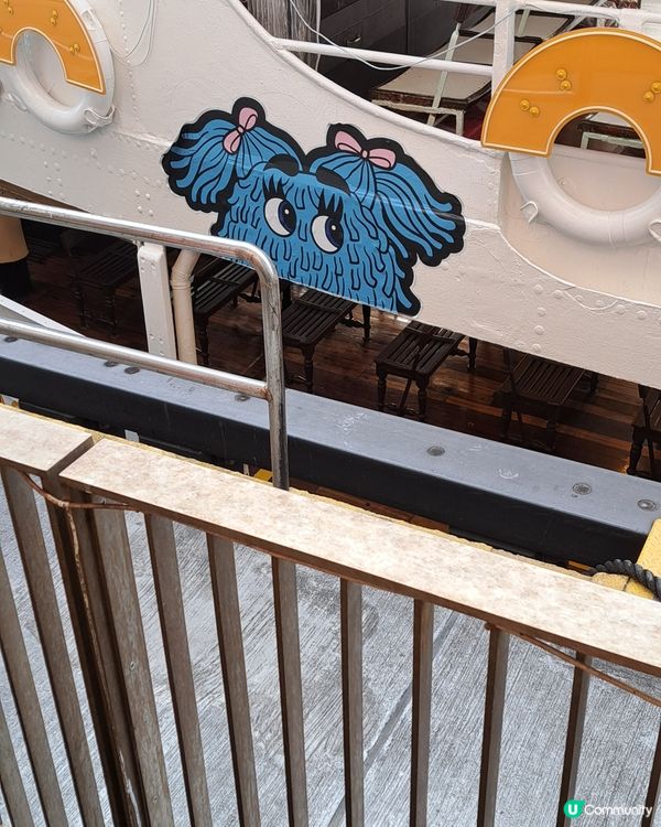 今天有幸坐到麥當勞小輪