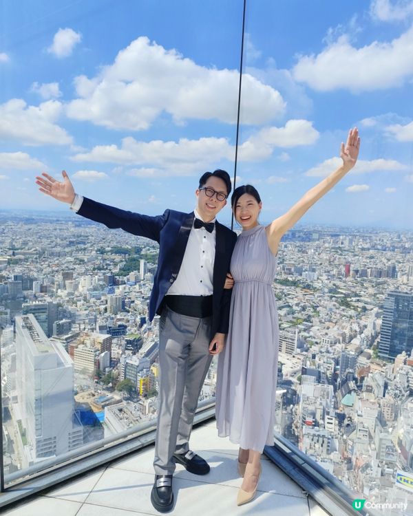 美得過份的東京Shibuya Sky😍😍