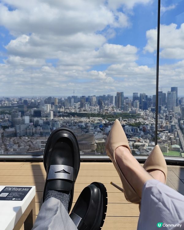 美得過份的東京Shibuya Sky😍😍