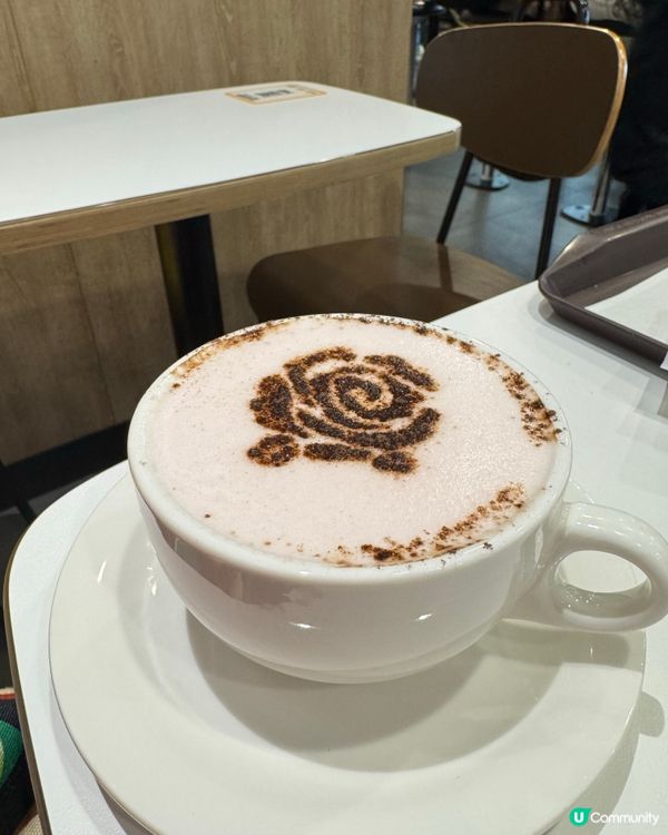 草莓玫瑰鮮奶咖啡🍓🌹 回來了！😍