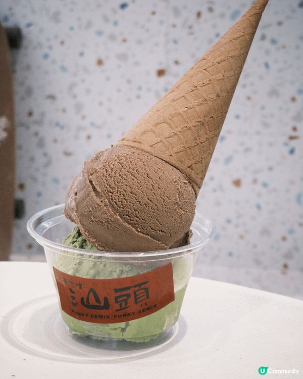 汕頭探店：V 三椿里 gelato：蠻多選擇但每天上架的口味...