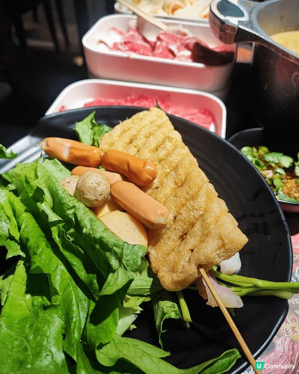 天氣咁凍，又想食雞煲又想打邊爐😂去咗熊本牛鍋，一個價錢可以食...