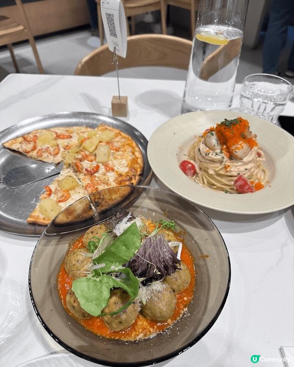 沙田Y pasta手工意粉好好味，有很款不同的意粉種類，pi...