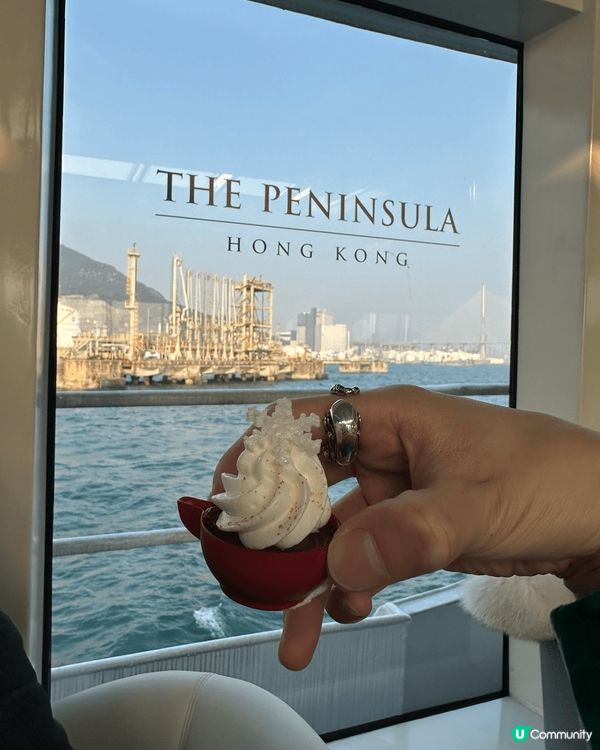 半島酒店x天星小輪下午茶，海上享受High tea第一次！好...