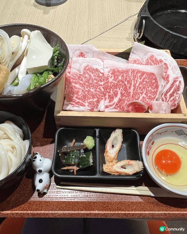 一人壽喜燒店香港都有得食啦！年尾OK得咁辛苦，一入去揀最貴嘅...