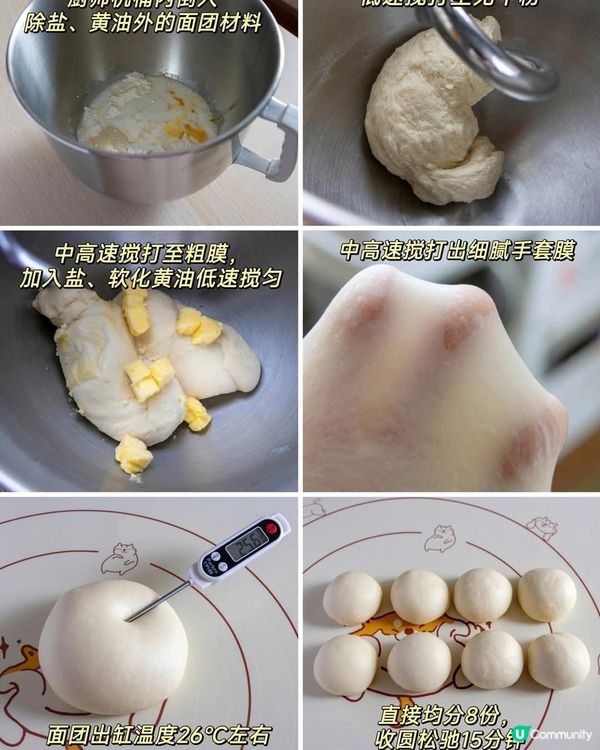 可愛小巧豆沙小吐司