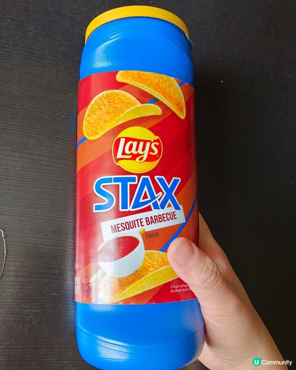Lay's STAX BBQ Chips