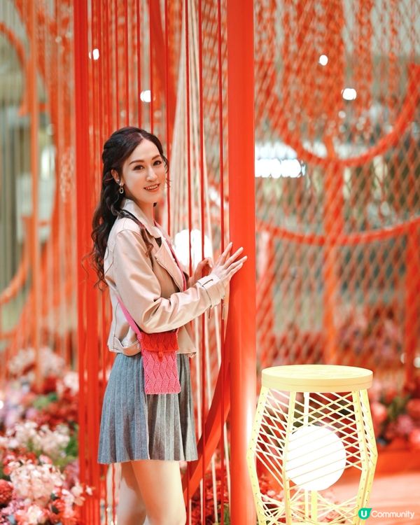 太古廣場巨型繩藝花燈裝置🏮 