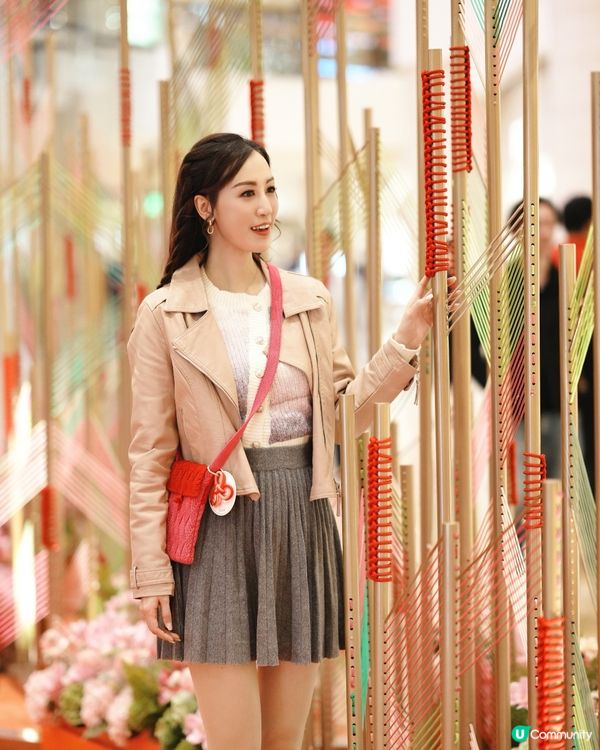 太古廣場巨型繩藝花燈裝置🏮 