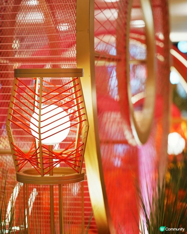 太古廣場巨型繩藝花燈裝置🏮 