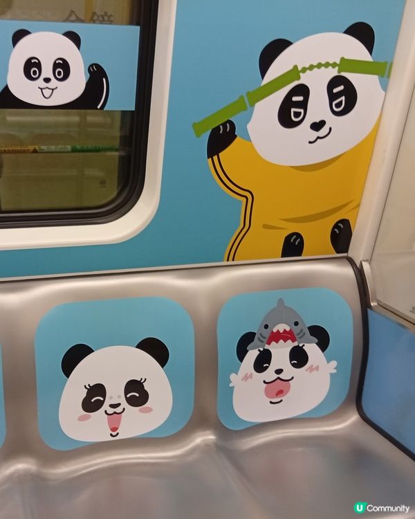 🐼 香港熊貓熱潮！搭熊貓專列去潮聖！