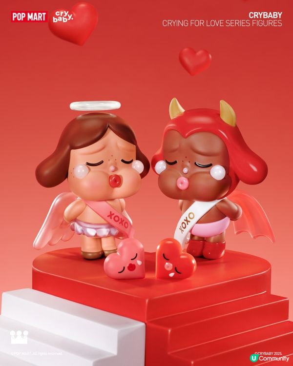 POPMART 新品速報!情人節必搶CRYBABY!💘💖