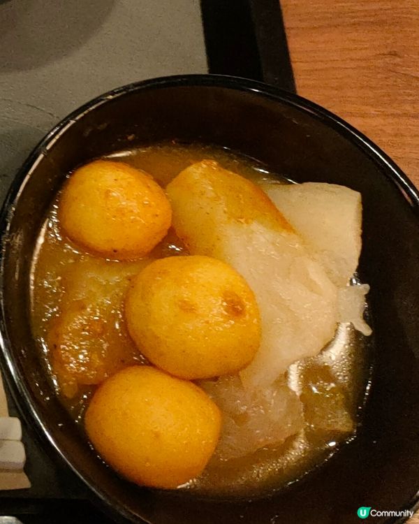 美心MX加購，咖哩三寶，魚蛋豬皮蘿蔔！😋