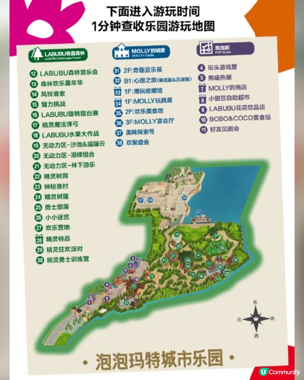 POP MART粉絲必看‼️泡泡瑪特城市樂園 POP LAND詳盡介紹+新年優惠套票購買教學🏰🎫