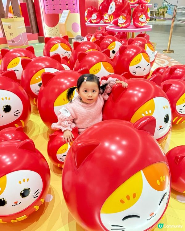 88隻達摩加招財貓打卡！❤️東薈城名店倉 🐱新年必去😻