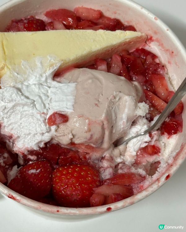 🇰🇷韓國必食雪冰！Häagen-Dazs士多啤梨刨冰🍧