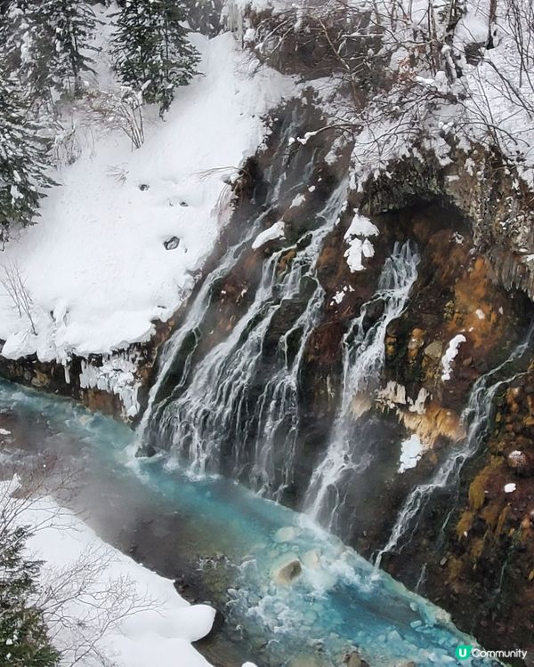 北海道 ❄️白鬚瀑布