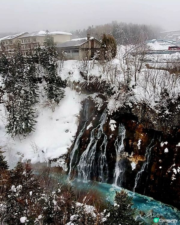 北海道 ❄️白鬚瀑布