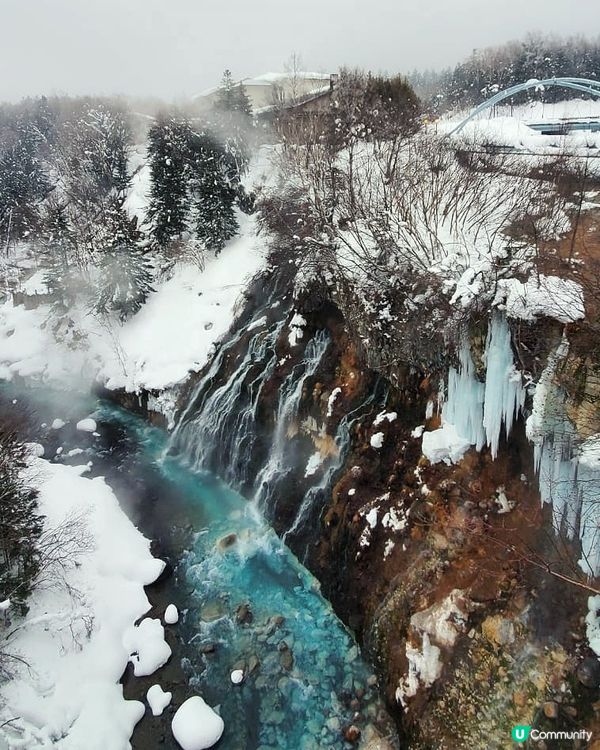 北海道 ❄️白鬚瀑布