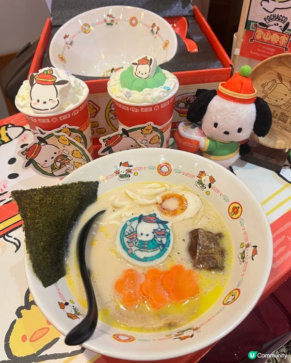 富山麵店🐶新角色白雪雪狗登場！🤩