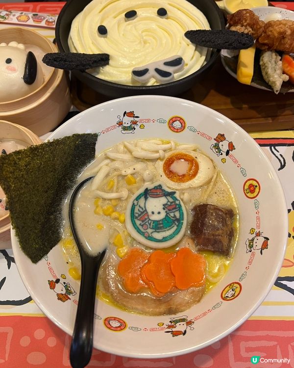 富山麵店🐶新角色白雪雪狗登場！🤩