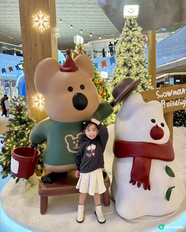 2024香港商場聖誕打卡｜韓國 人氣DINOTAENG主題｜東薈城名店倉 MEETS DINOTAENG「Marshville’s Winter」