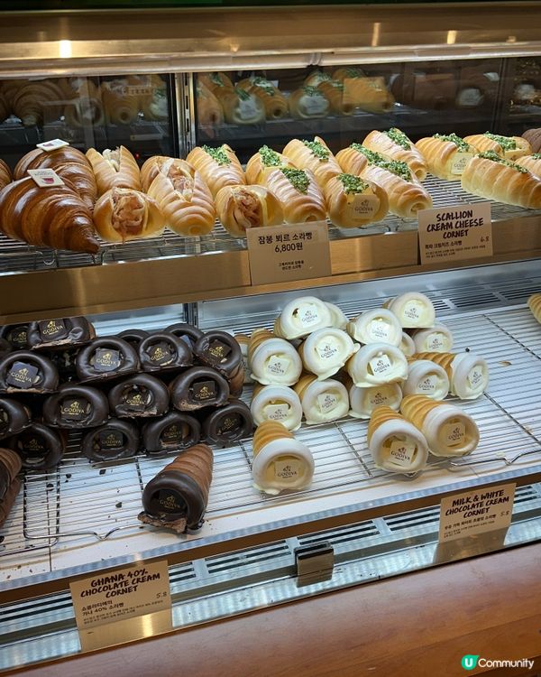 🇰🇷韓國超人氣Godiva Bakery 朱古力忌廉麵包